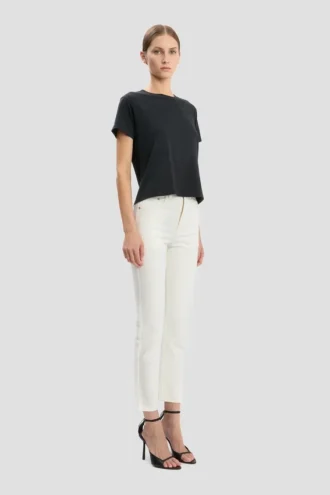 T-shirt dal taglio aderente in blu navy