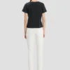 T-shirt dal taglio aderente in blu navy T-shirt dal taglio aderente in blu navy