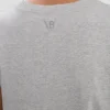 T-shirt dal taglio aderente in grigio melange T-shirt dal taglio aderente in grigio melange