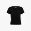 T-shirt dal taglio aderente in nero T-shirt dal taglio aderente in nero