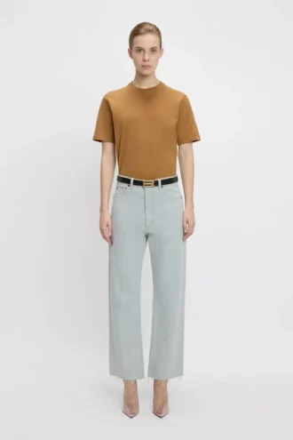T-shirt Victoria in color grano T-shirt Victoria in color grano
