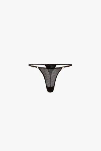 tanga in rete con paillettes colore nero 1 330x495 - Tanga in rete con paillettes, colore nero