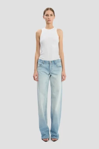 The Harper Jean in blu heritage