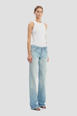 The Harper Jean in blu heritage