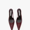 The Victoria stiletto slingback 100 in pelle bordeaux The Victoria stiletto slingback 100 in pelle bordeaux