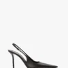 The Victoria stiletto slingback 100 in pelle nera The Victoria stiletto slingback 100 in pelle nera