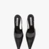 The Victoria stiletto slingback 100 in pelle nera The Victoria stiletto slingback 100 in pelle nera