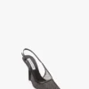 The Victoria stiletto slingback 100 in rete nera The Victoria stiletto slingback 100 in rete nera