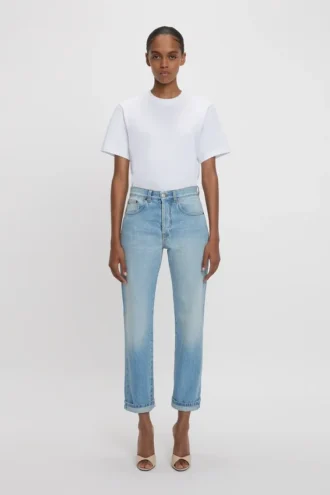 Victoria jeans in lavaggio azzurro